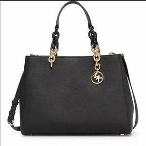 MICHAEL Kors Cynthia Med Convertible Satchel Shoulder Bag